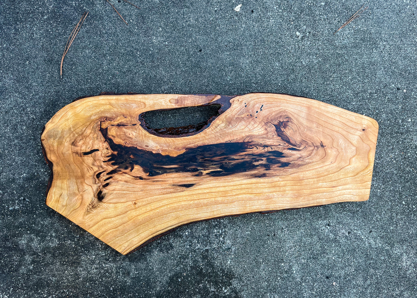 Ash Live-Edge Charcuterie Board